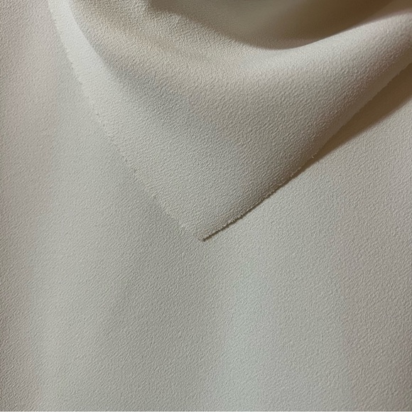 IRO Astrid High Neck Handkerchief Neck Boxy Blouse Oversized Popover Top Size 6 - Picture 6 of 13